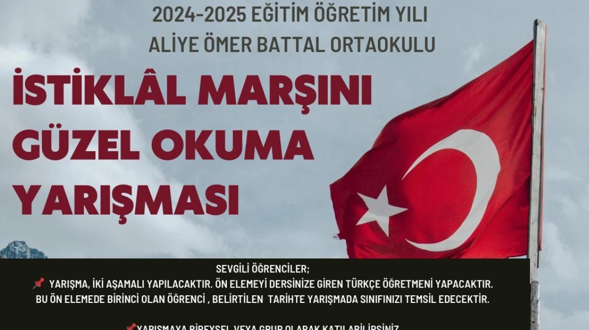 İstiklal Marşını Güzel Okuma Yarışması